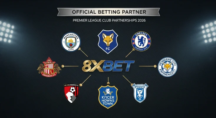 8XBET đối tác chính thức Manchester City và Chelsea FC cùng các CLB Ngoại Hạng Anh